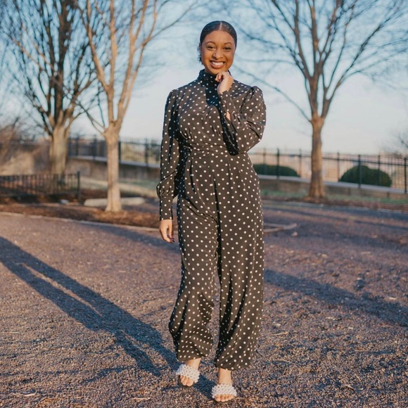 ASOS Pants - Asos Polka Dot Jumpsuit